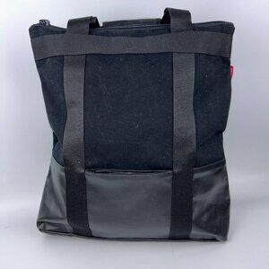 Reisenthel Daypack Backpack Black laptop 18 L Waterproof Coated Canvas 15"x17"